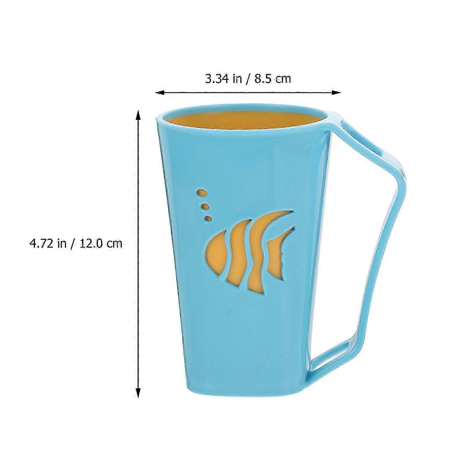 Assorted Color Toothbrush Cups compatible with Tooth Rinsing with 2Pcs Cups