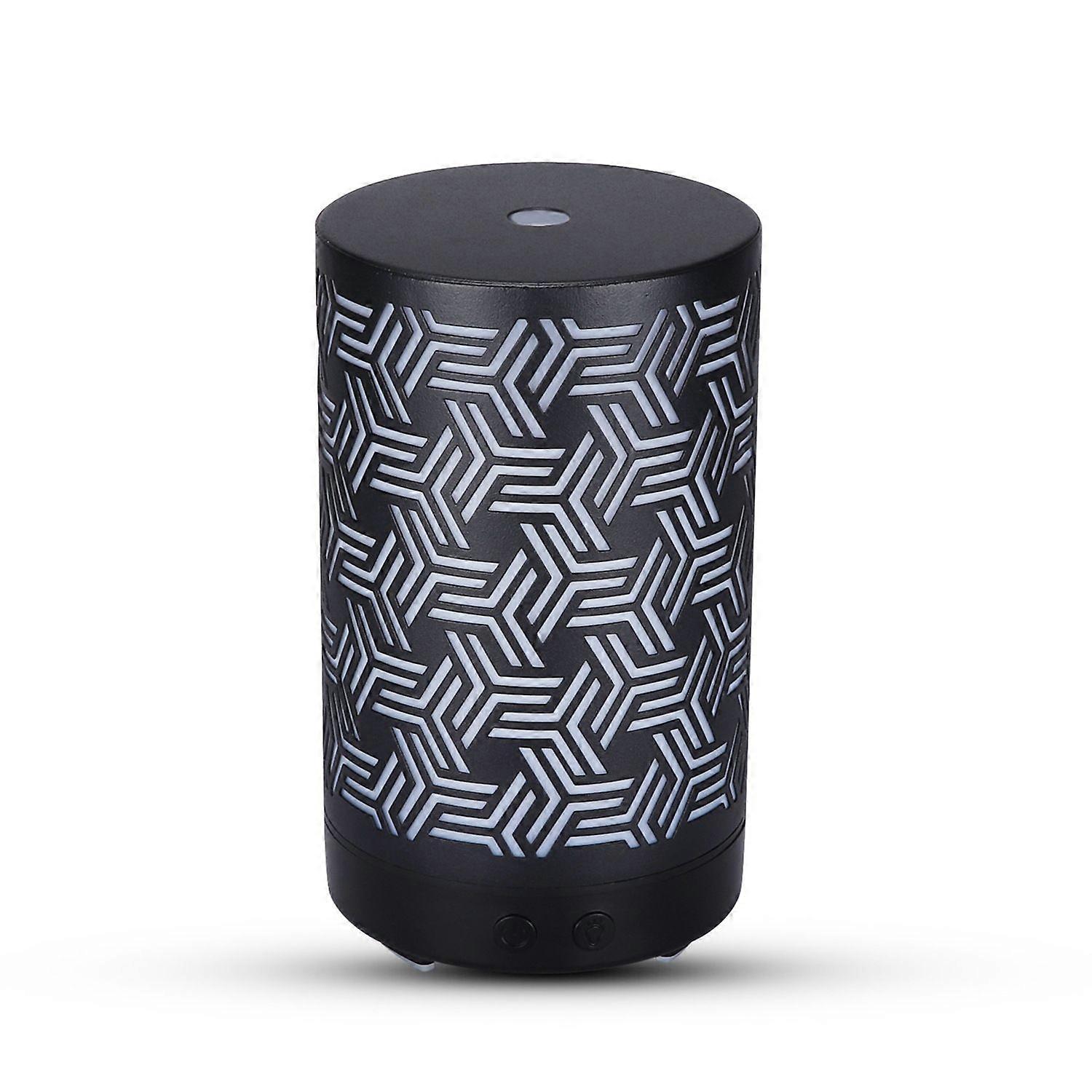 pc Essential Oil Diffuser, Aromatherapy Diffuser Humidifier, 100ML, 7 Lights, Includes USB Cable, Maze Design
