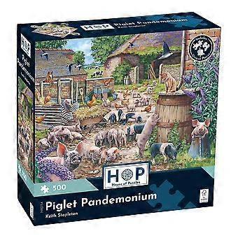 Piglet Pandemonium Puzzel 500 Stukjes