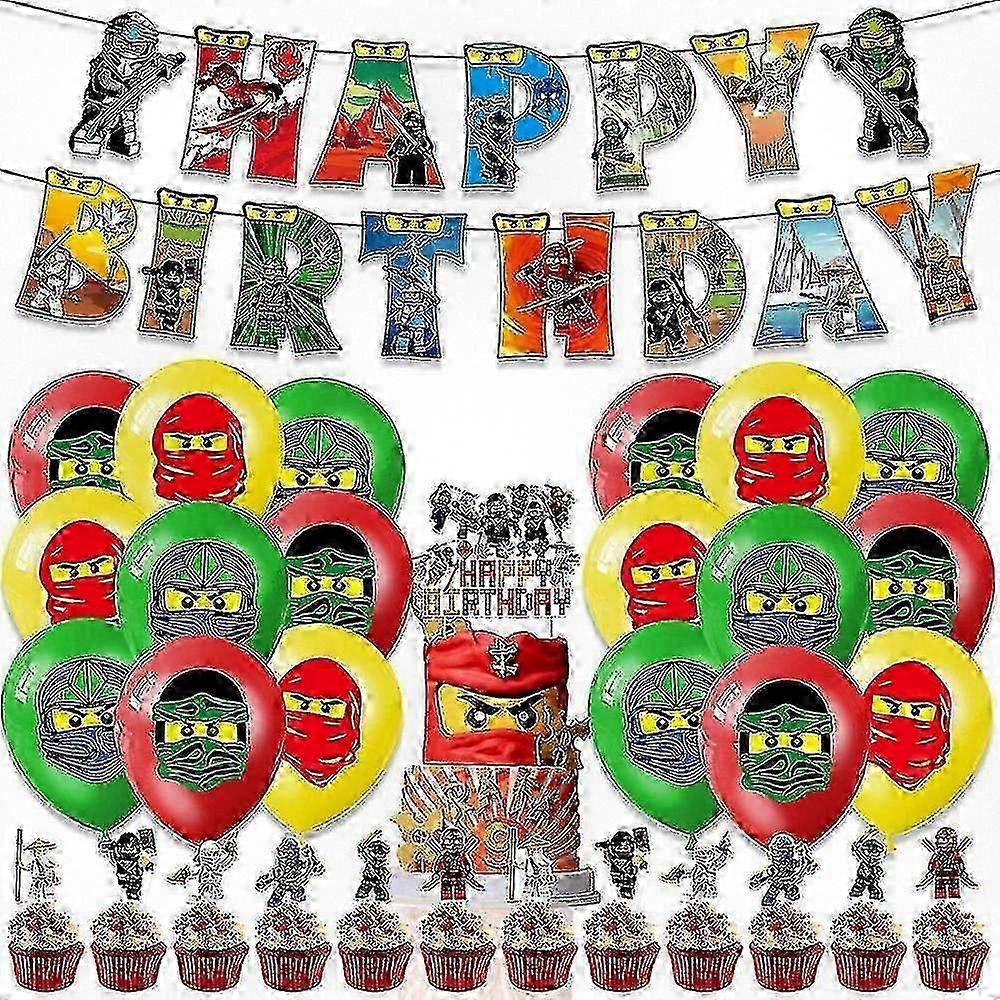 Ninjago Boys Birthday Decor Kit