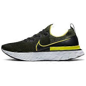 Nike React Infinity Run Flyknit Black Sonic Yellow CD4371-013
