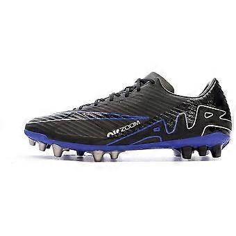 Zapatillas de fútbol Nike Zoom Vapor 15 Academy resistentes a la abrasión para hombre, color negro y azul DJ5630-040
