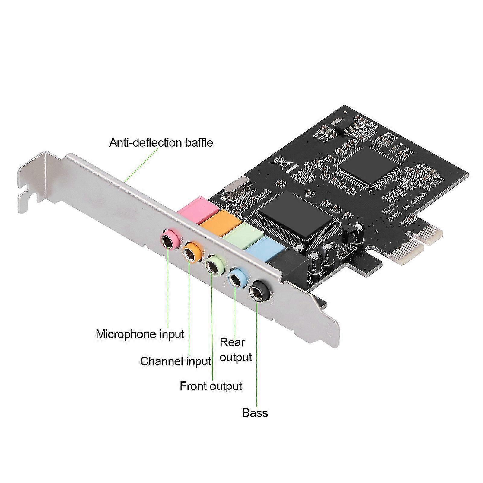 24-Bit 48KHz PCI-E 5.1 Card