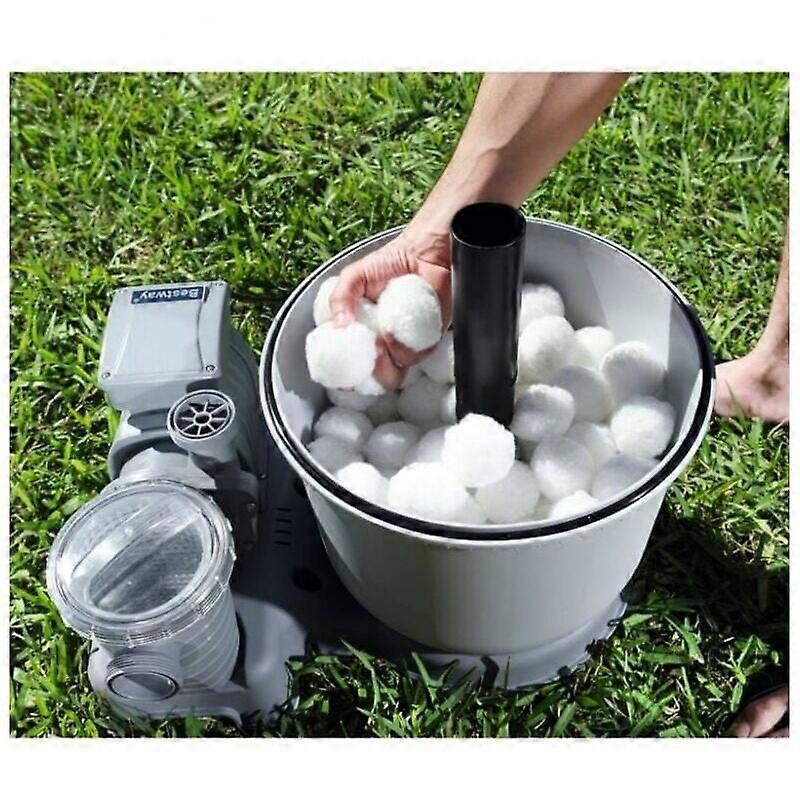 500g filter balls, reusable pool filter balls, replacement for pool filter sand, suitable for  pool filter systems