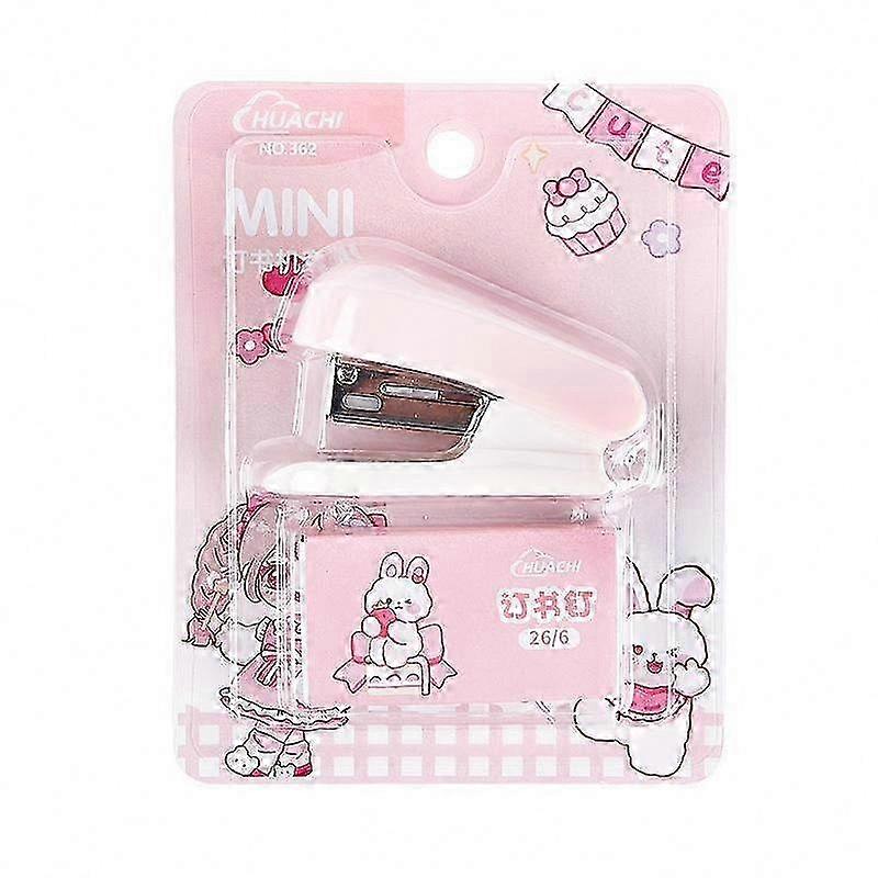 One-Finger Operation Portable Mini Stapler for School and Office Documents