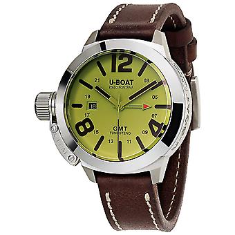 U-boat classic Swiss Automatic Analog Men Watch with Cowskin 8051 Bracelet