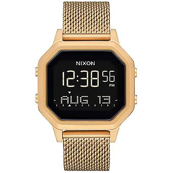 Nixon the Sirene Watch for Japanese Quartz Digital Woman with A1272502 Stainless Steel Bracelet