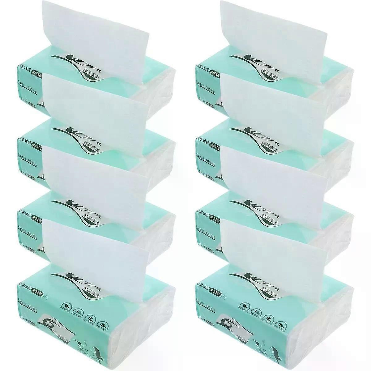 8pcs Disposable Hand Towels Three-Layer Thickening Design,