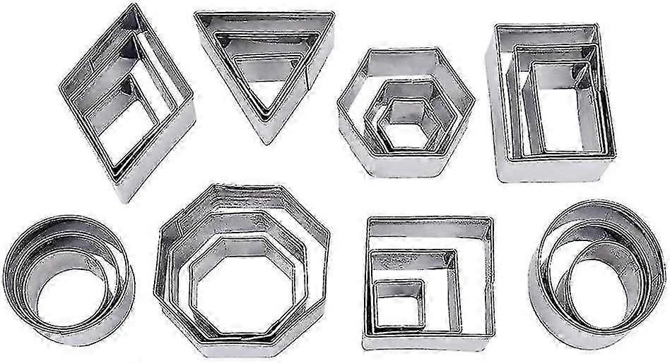 Mini Geometric Cookie Cookie Cutter Set