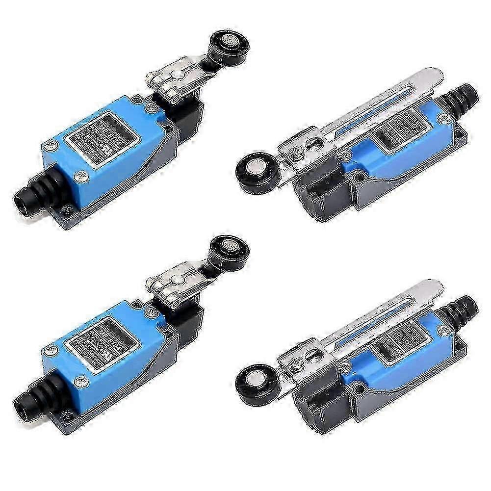 Momentary Limit Switch 4pcs Adjustable Metal Waterproof Actuator compatible with Control