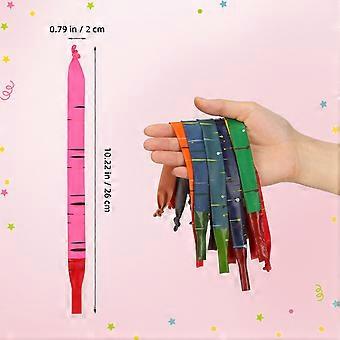 Rocket Balloons Party Supplies for Playing 100Pcs Assorted Color Flying Balloons