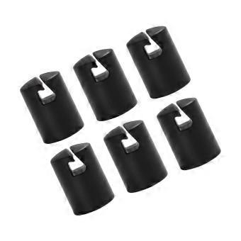 6 Pieces Trampoline Enclosure Pole Black Trampoline Accessories#gg