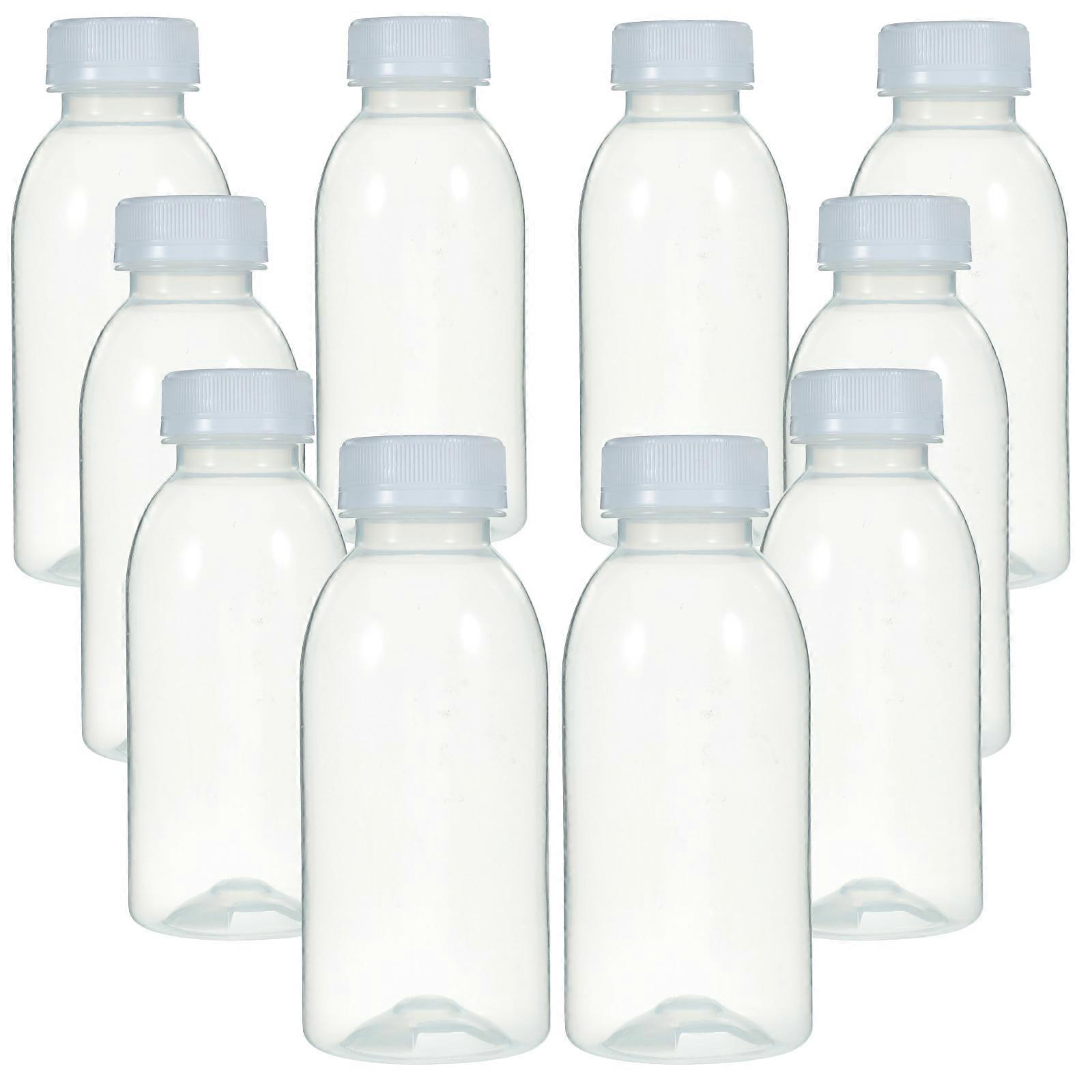 Drinking Bottles Plastic Heat Resisting Transparent for Drinking 10Pcs