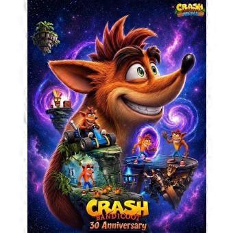 Crash Bandicoot 30th Anniversary Video Game Jigsaw Puzzle RNB1120