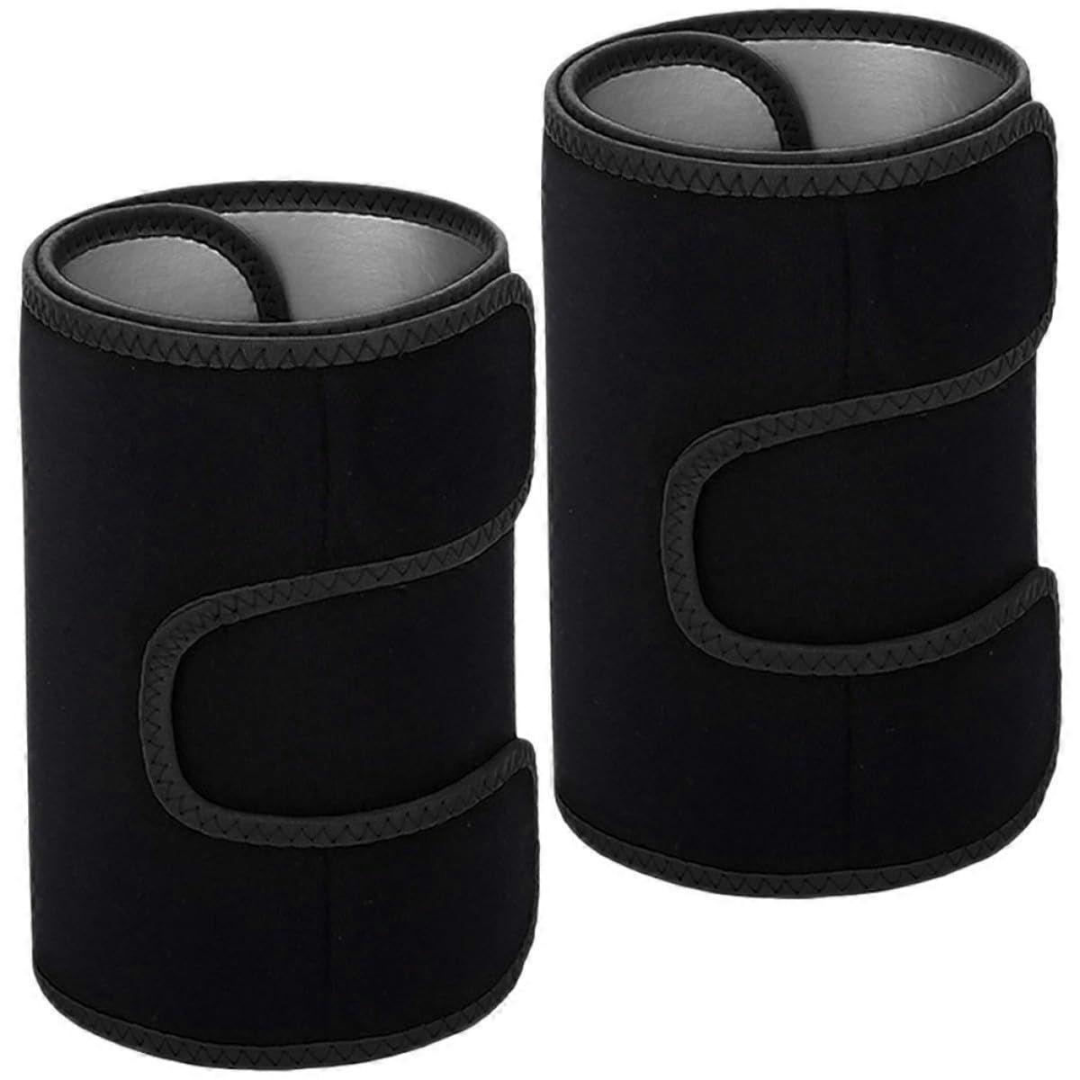 Sauna Thigh Wrap Pair Adjustable Compression Neoprene for Gym