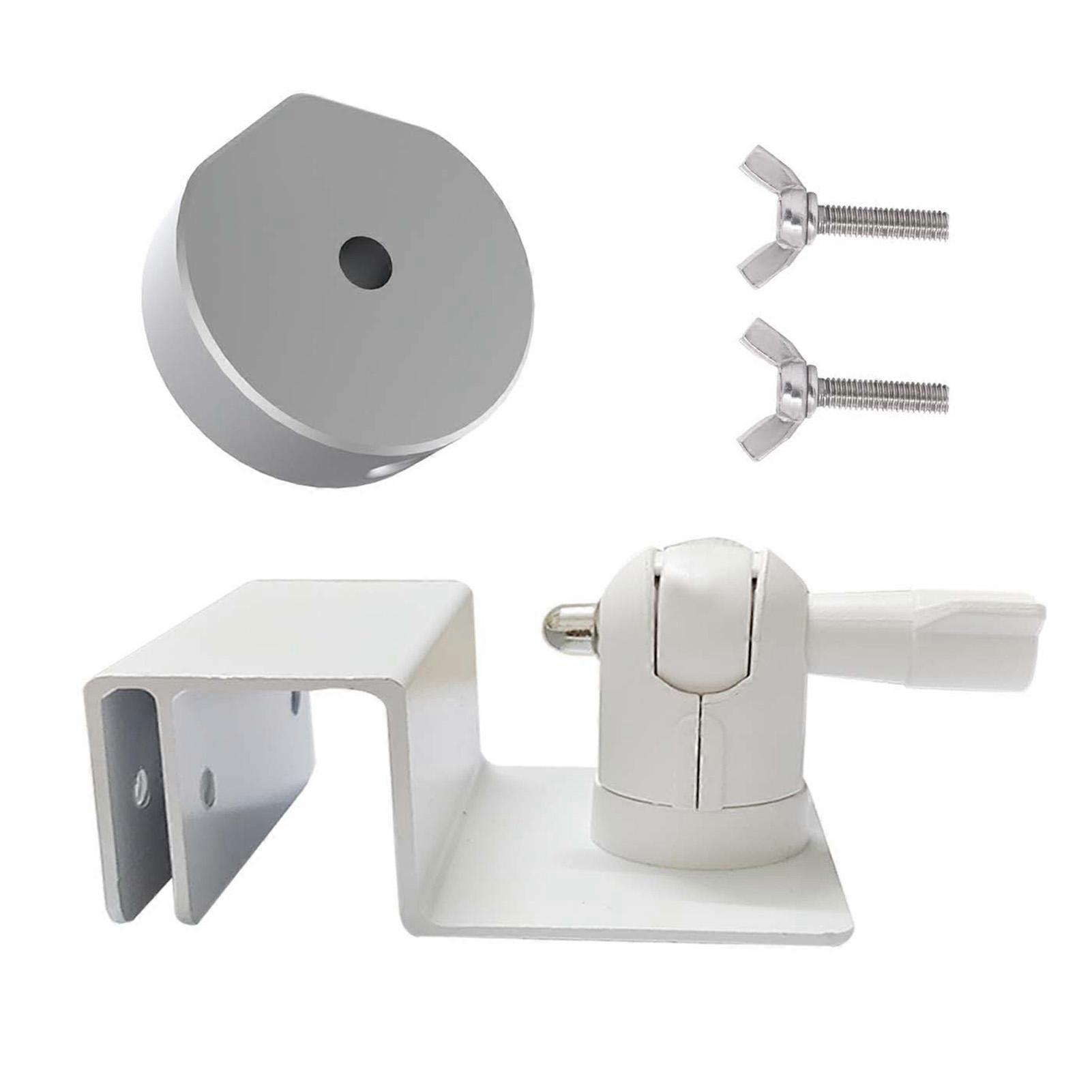 Gutter Mount for Mini Dish Adjustable Angle Dish Gutter Mount Bracket with Aluminum Alloy Adapter
