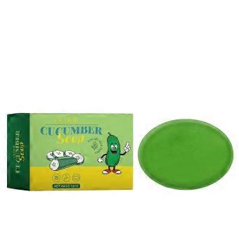 Cucumber Body Cleansing Soap, Deep Oil Control, Refreshing Skin, Long-lasting Moisturizer ,60g,HJ-01