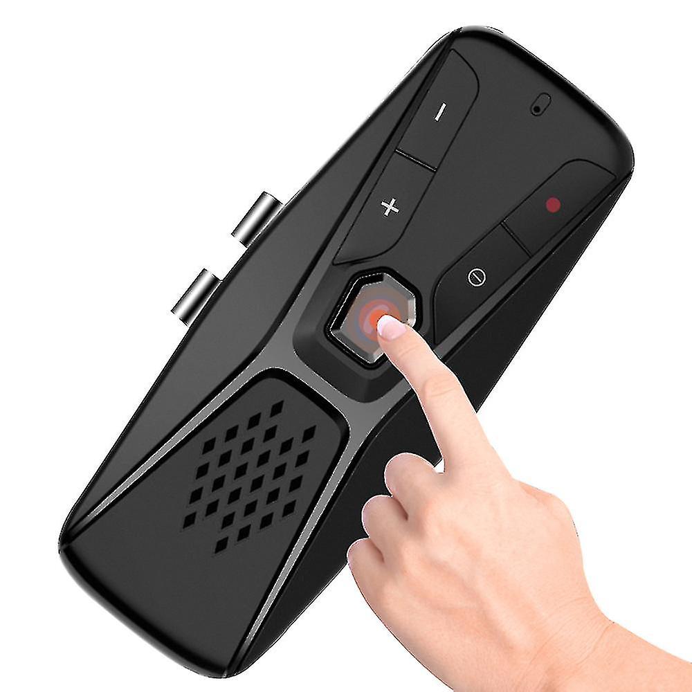 Hands-free Bluetooth 5.0 Car Kit Wireless Speaker Auto Sun Visor Mp3 Player Speaker Support Siri Google Assistant