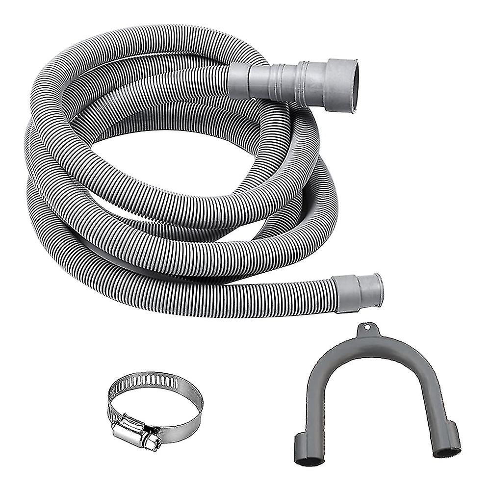 Drain Hose Extension Set Universal Washing Machine Hose 13ft, Include Bracket Hose Connector And Dr