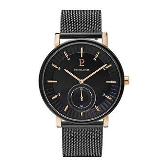 Relógio feminino Pierre Lannier WOOFER 201F239 - Alça de Aço Preto