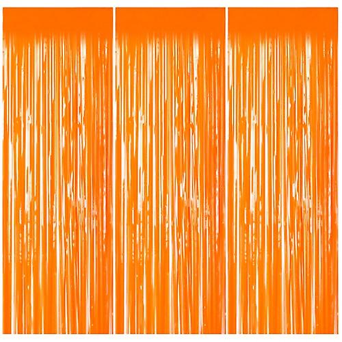 Metallic Tinsel  Curtains 3pck