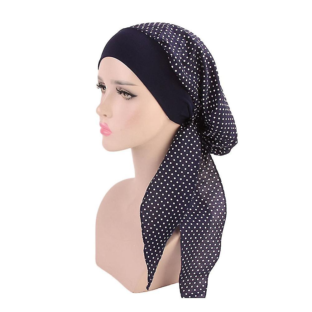 Women Cancer Chemo Muslim Hijab Adjustable Fashion Hair Loss Wrap Turban Cap
