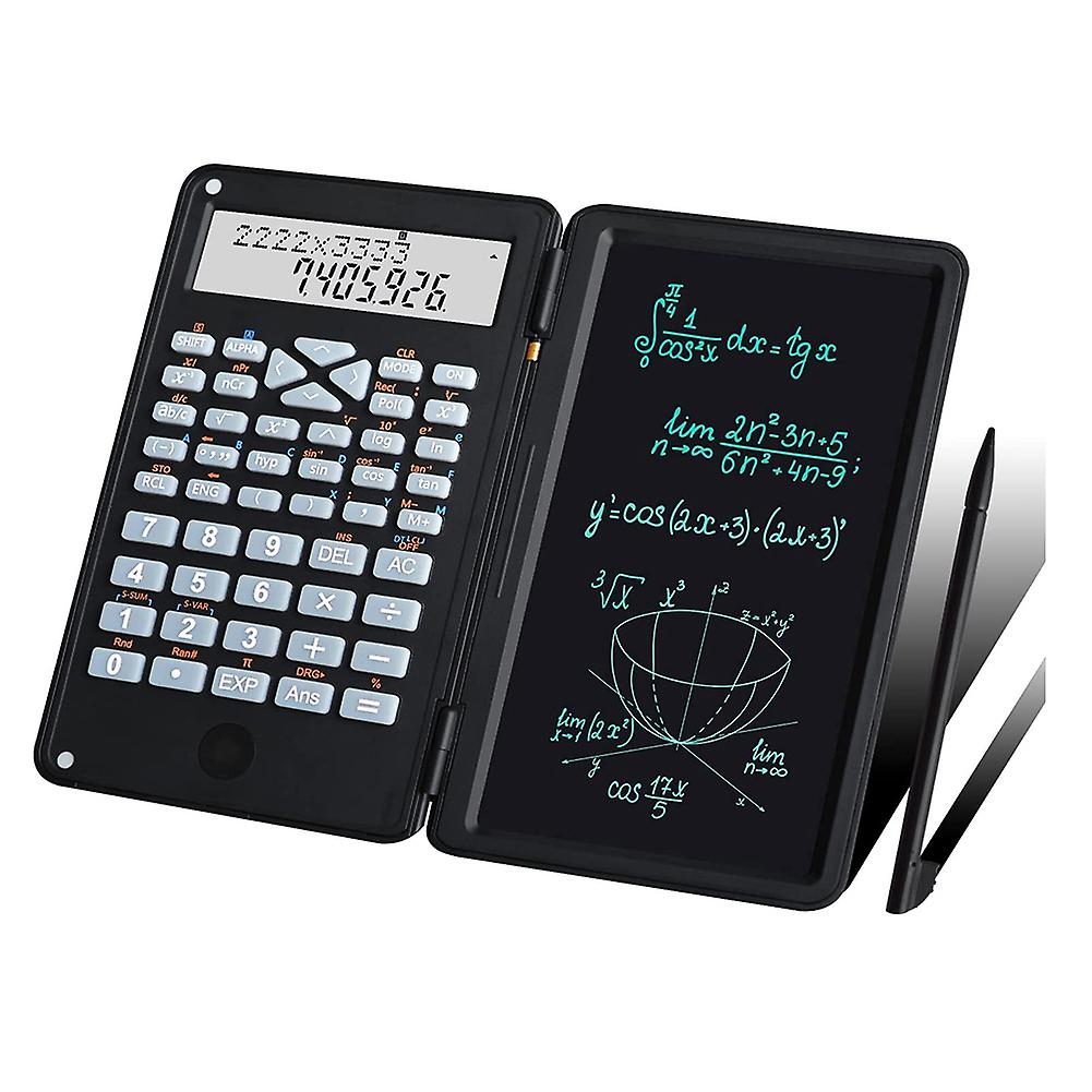 Scientific Calculators with Erasable Writing Board,240 Functions Calculators, Premium School Suppli