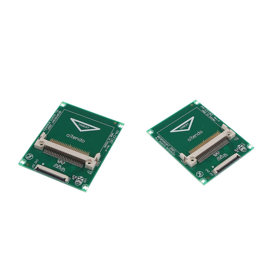 2x CF Card to 1.8" CE Adapter Compact Flash Memory Disk to ZIF Converter