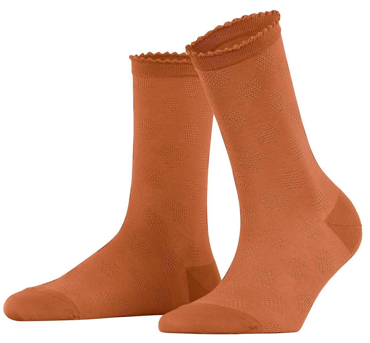 Falke Bold Dot Socks - Tandoori Orange