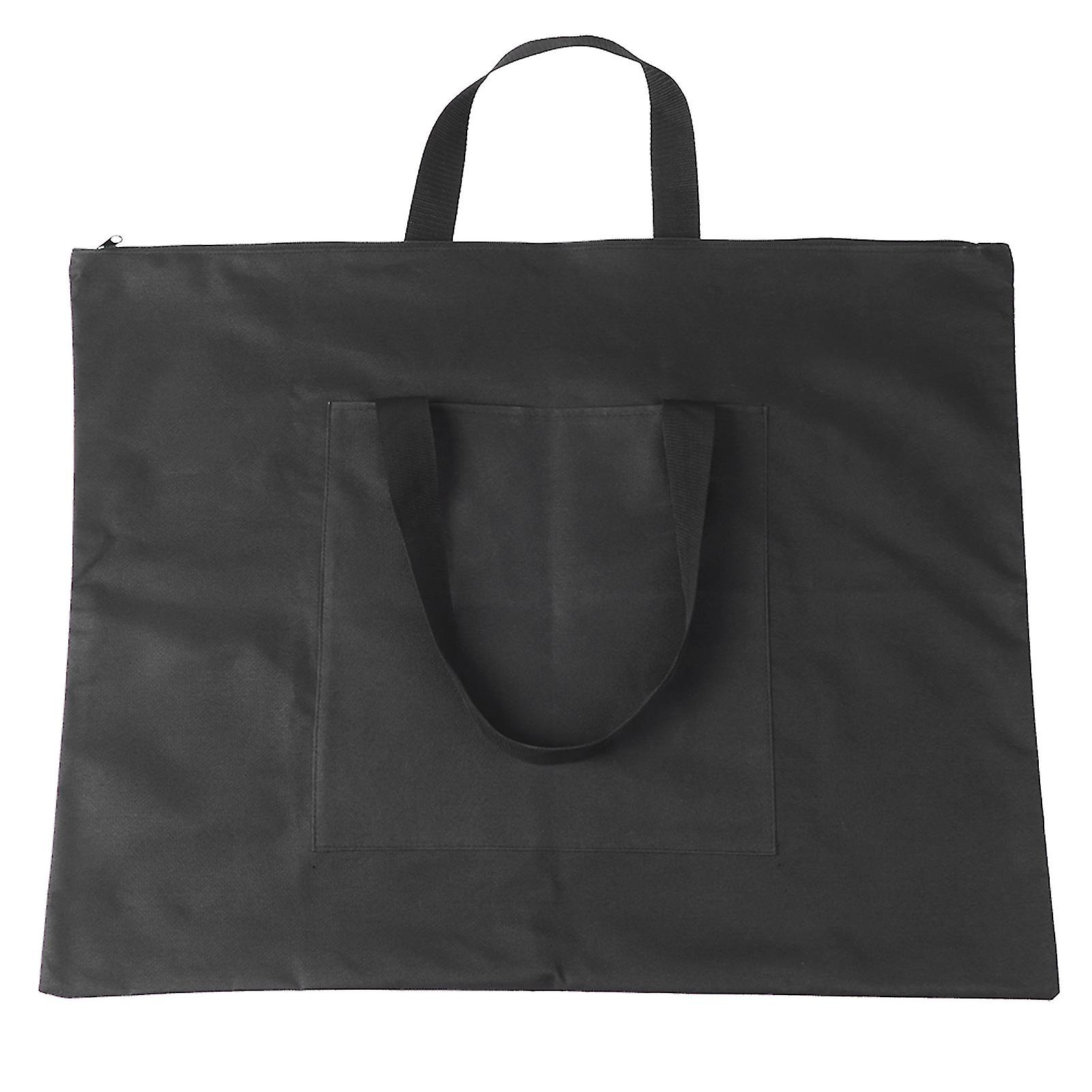 A2 Drawing Board Storage Bag Document Carry Case Portable Art Portfolio File Holder with Zipper Closure Durable Design