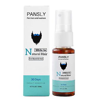 PANSLY 20ml White to Natural Hair for Beard & Hair Anti-hair Loss Repair Damaged Hair