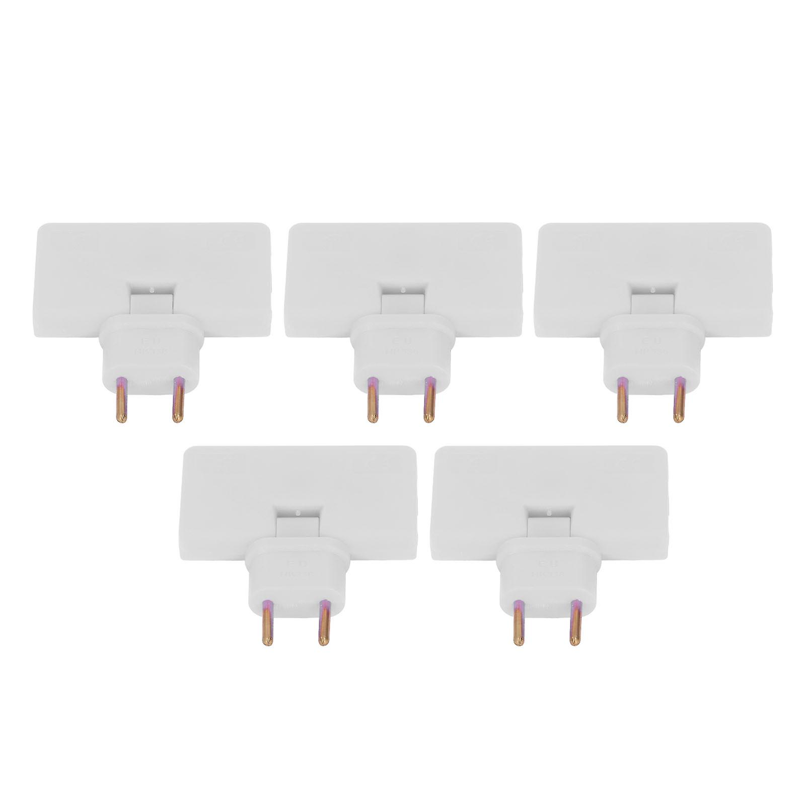 5Pcs  Socket Converter Cordless 180 Degree Extension 1 to 3  Adapter