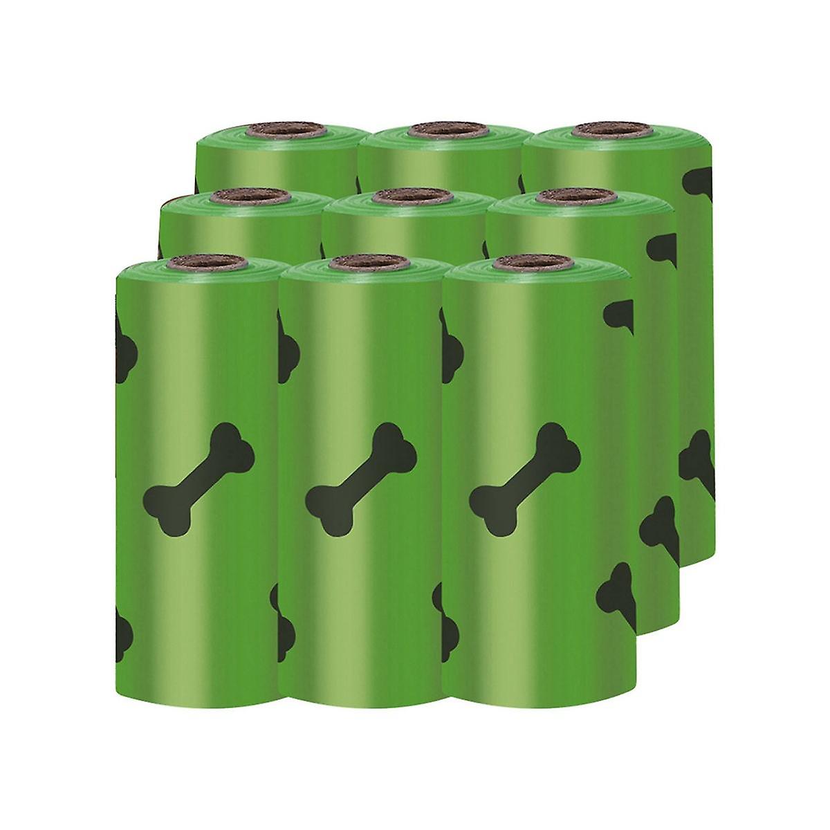 Biodegradable Dog Poop Bags Garbage Bags Degradable Waste Bags Eco-Friendly Doggie Green and Thicke