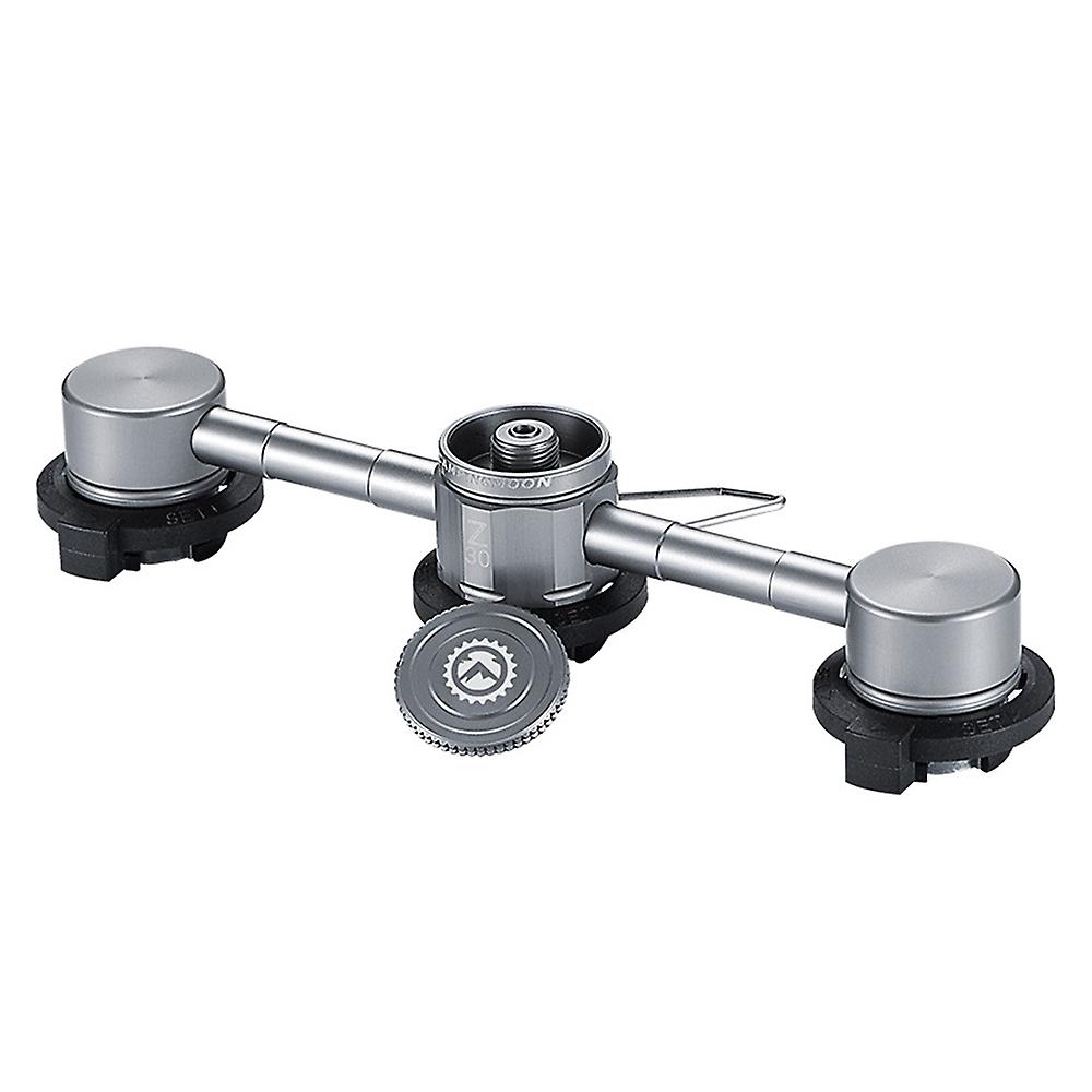 3 In 1 Butane Adapter with Stable Bracket Gas Cartridge Head Conversion Adapter Nozzle Bottle Type B