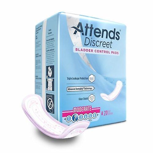 Attends Bladder Control Pad, Count of 20 (Pack of 1)