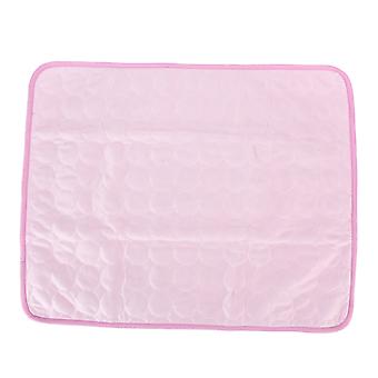 Pet Cooling Mat Breathable Ice Silk Cooling Pad for Dogs Cats Kennel Outdoor Car Seats Couches FloorsM