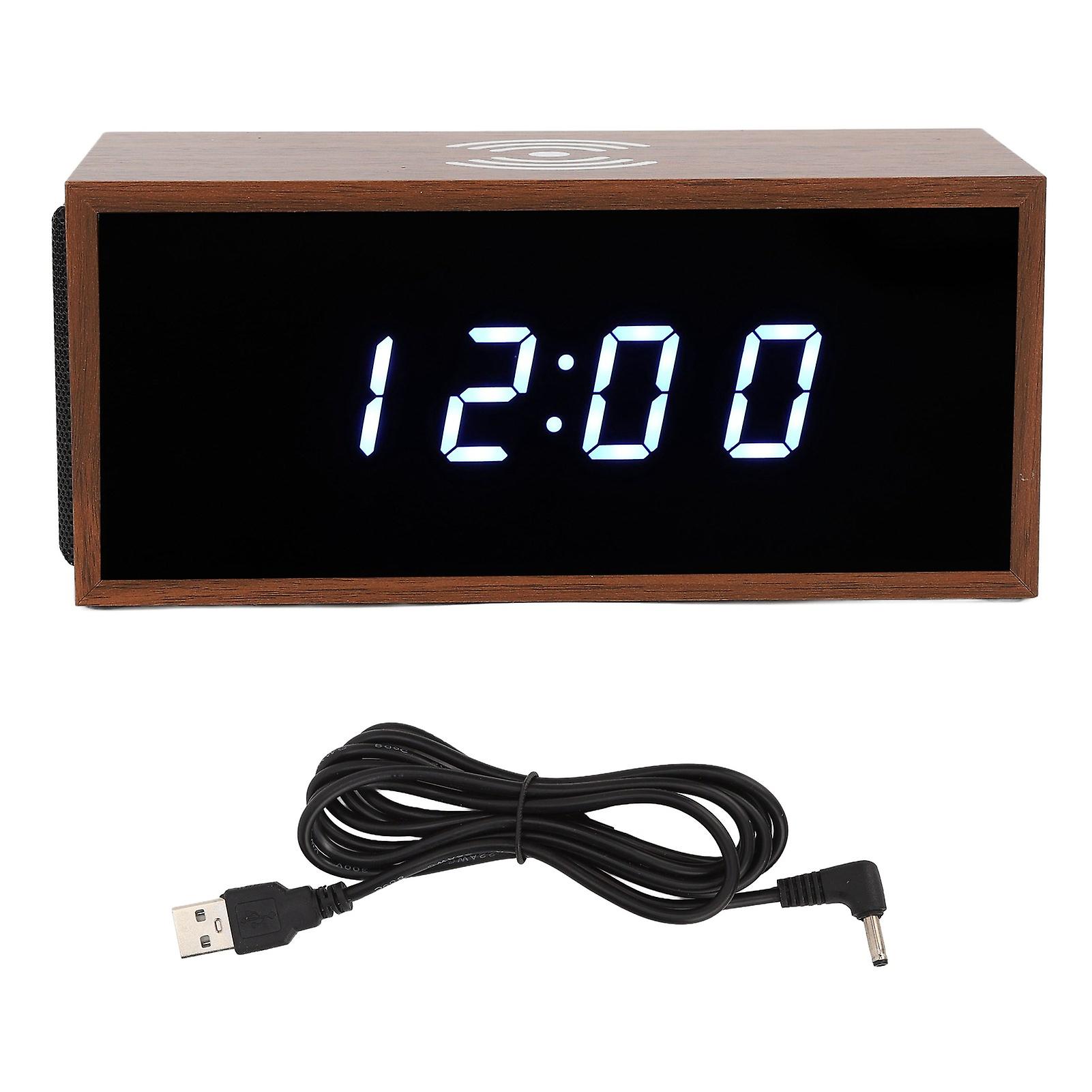 Alarm Clock, Wireless Charger, Display, Independent Keys, Speaker