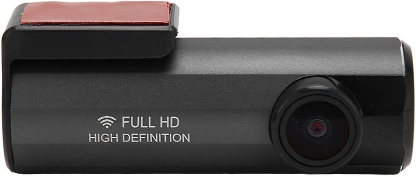 WiFi Dash Cam with APP 1080P HD Car Driving Recorder, Car Dash Camera with Night, 24 Hour Parking Mo