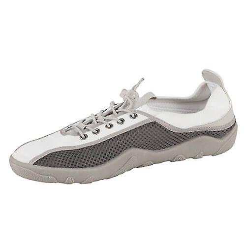 Grey Sail Sneaker Sailing Jet-skis Shoe Very Soft Rubber Slip Off Self Draining