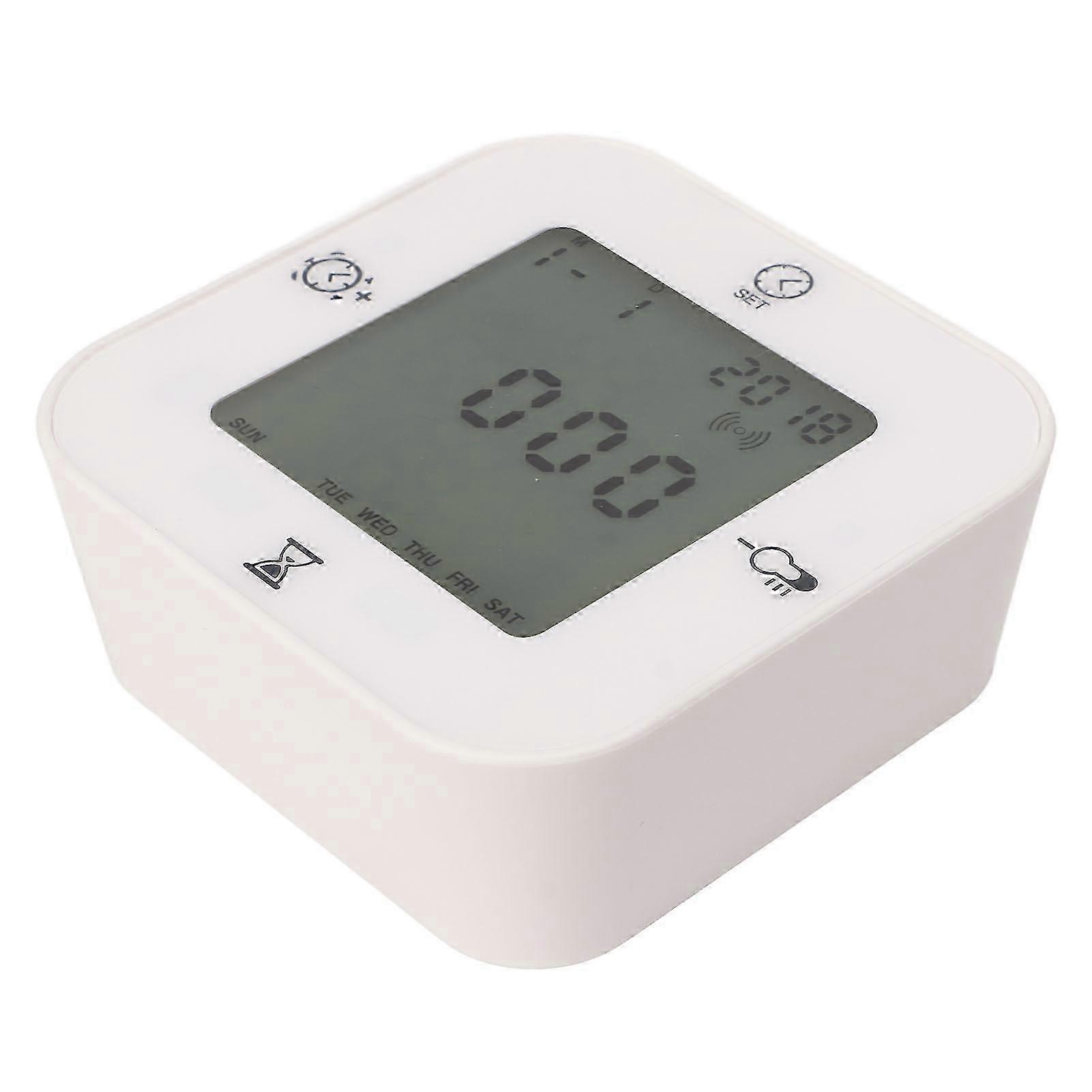Multifunctional Thermometer Hygrometer Voice Control High Accuracy Digital Clock Temperature Humidity Gauge