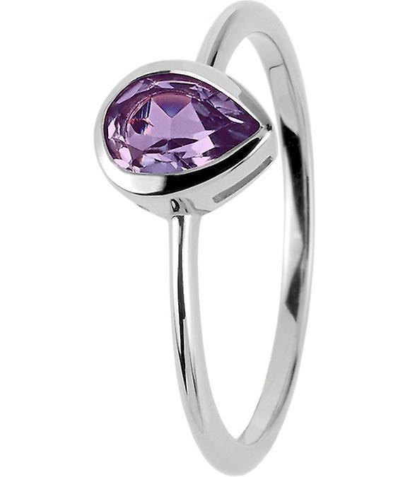 Jacques Lemans - Sterling silver ring with amethyst - SE-R123C56 - Ring width: 56