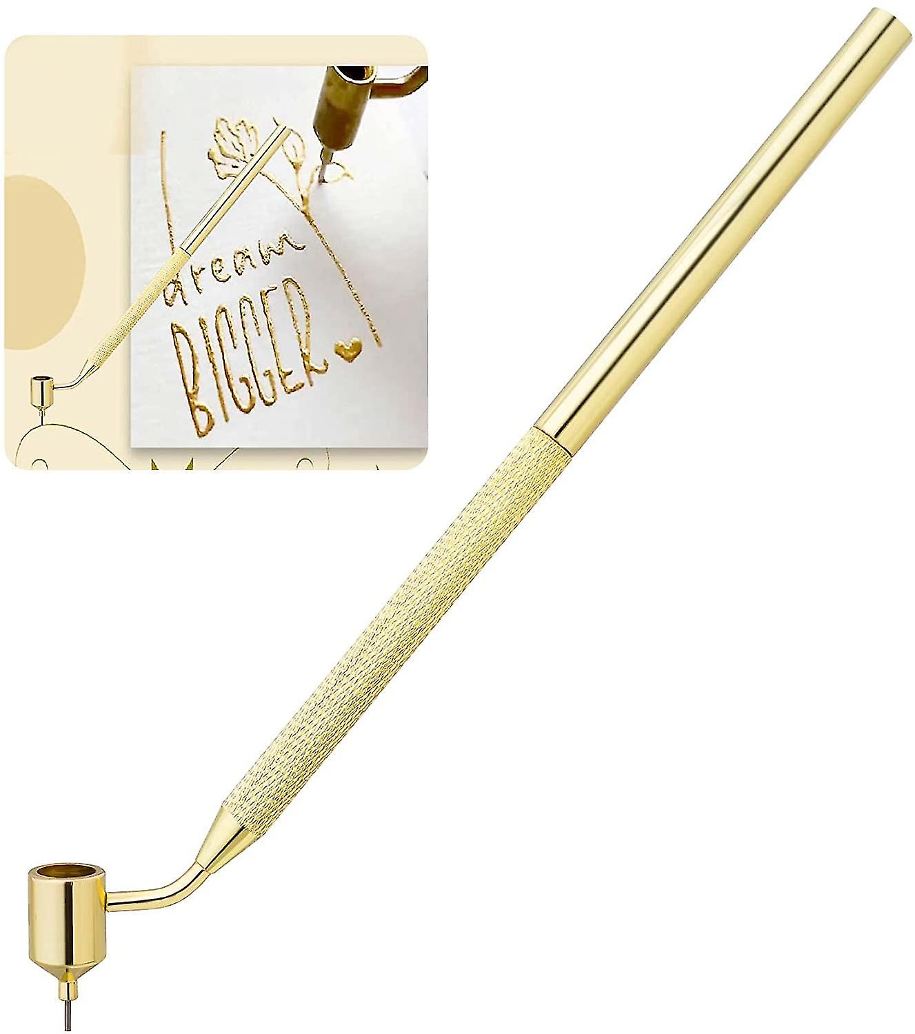 1pcs Slanting Fine Line Paint Pen, Slanting Tip Perfect, Paint Applicator Pen For Rock Chips And Scratch Repair