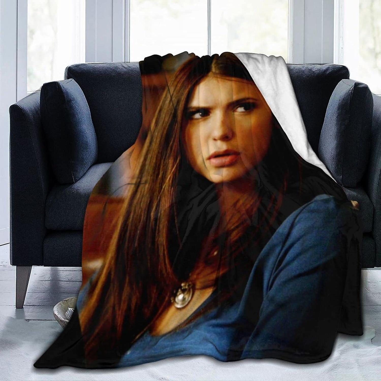 AY1188 Cozy Plush Elena Throw Blanket Gilbert Ultra Soft Micro Flannel Blankets Warm Comfortable Versatile Blanket for Sofa and Travel