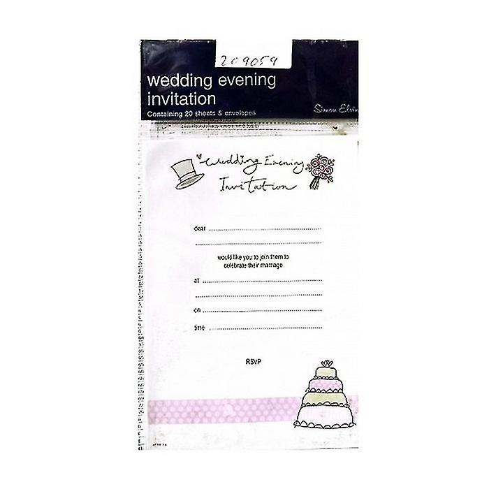 Simon Elvin Evening Wedding Invitation (Pack of 20)