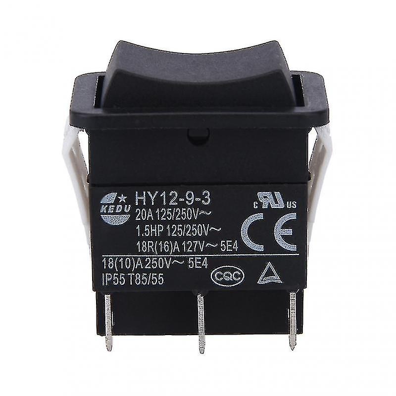 Hy12-9-3 Easy Install Arc Small On Off Push Button Safe Rocker Switch Industrial