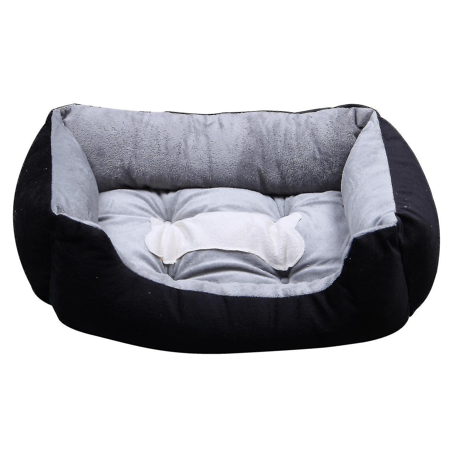 Extra Large Luxury Washable Pet Dog Mattress Basket BlackXxs