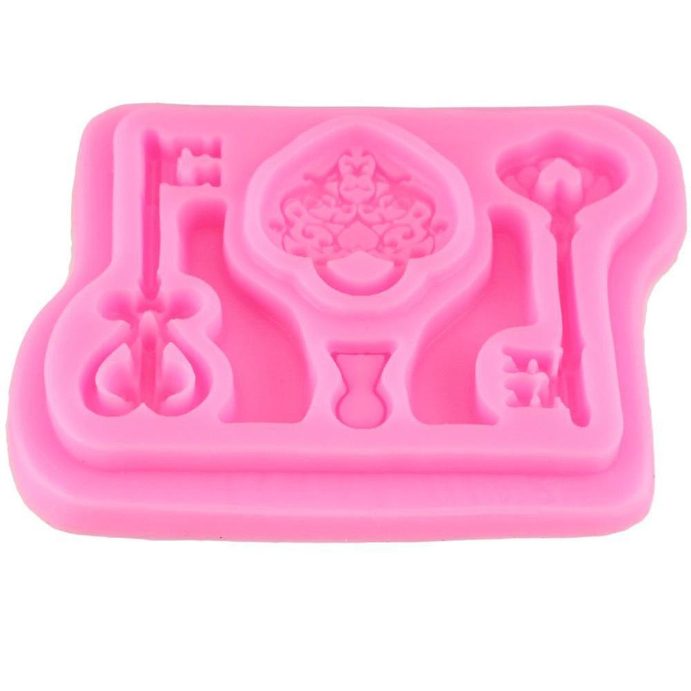 Love Lock Shape Silicone Mold