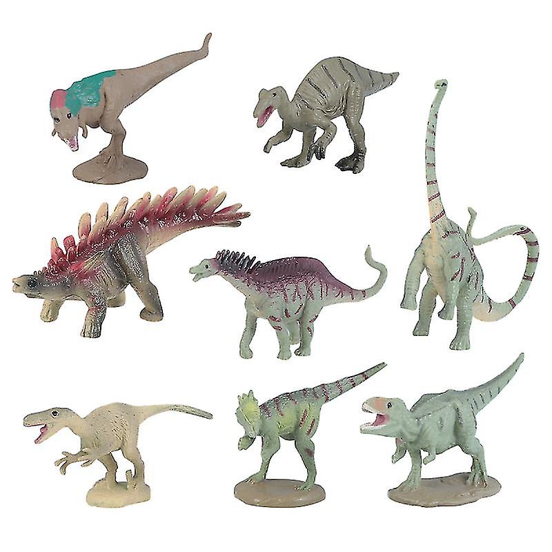 8pcs Dinosaurs Figures