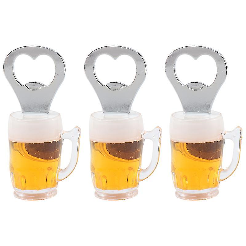 3pcs Beer Cup Shaped Bottle Stopper