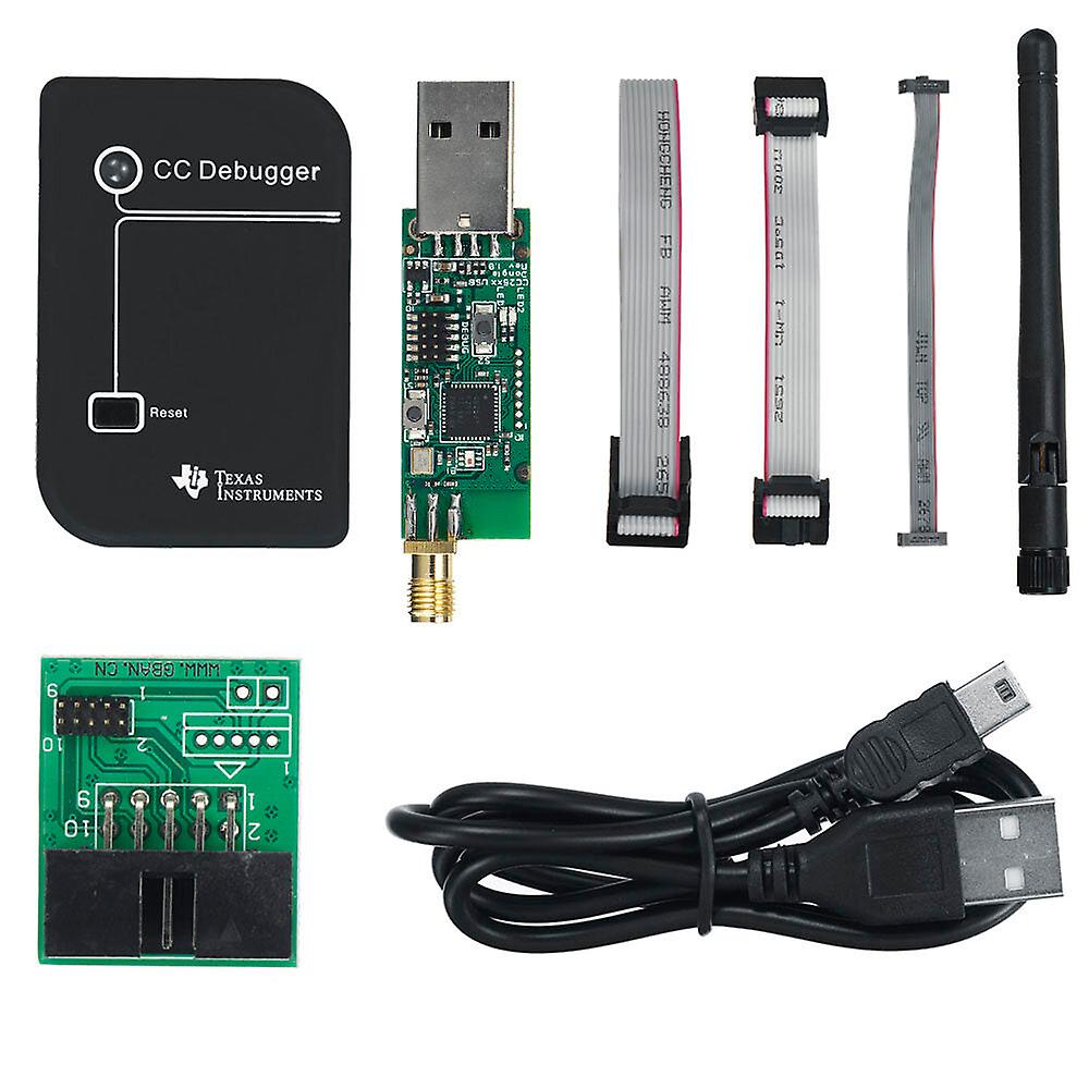 Emulator Cc-debugger Usb Programmer Cc2540 Cc2531 Sniffer With Antenna Bluetooth Module Connector Downloader Cable